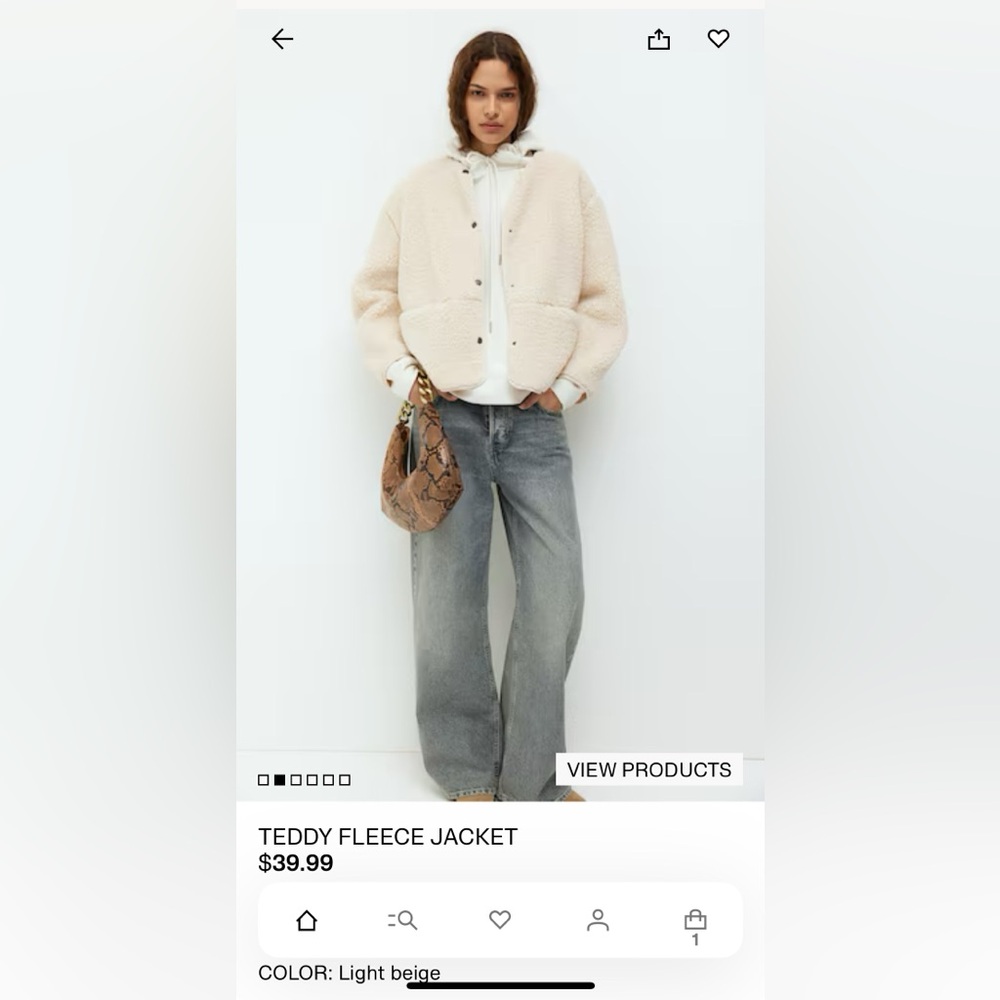 H&M fleece jacket